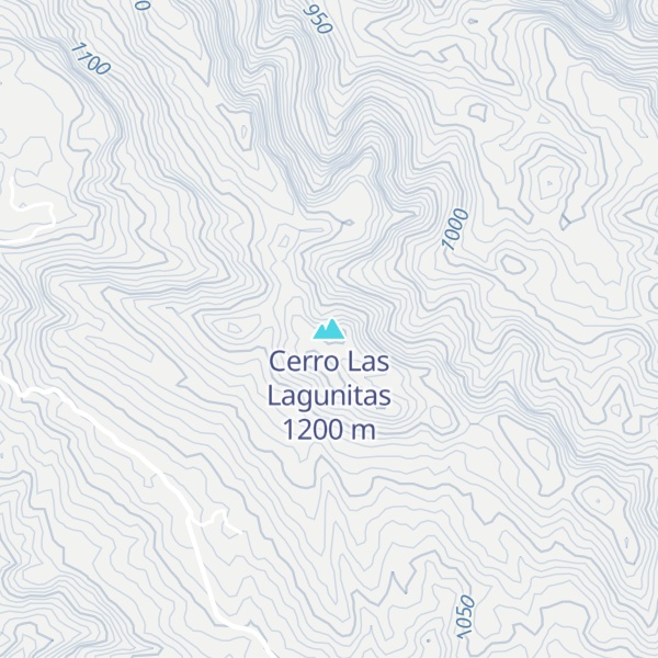 Map of Cerro Las Lagunitas