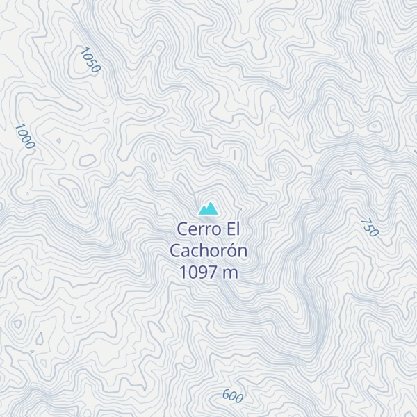 Map of Cerro El Cachorón