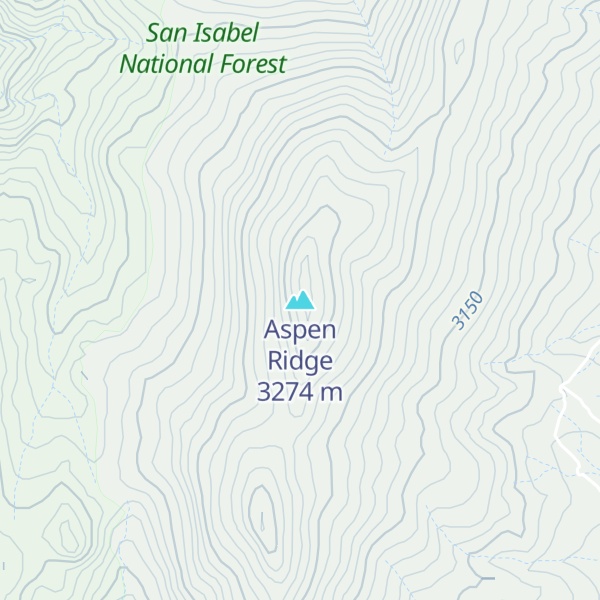 Map of Aspen Ridge