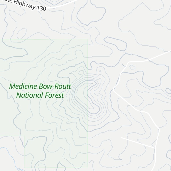 Map of Table Mountain