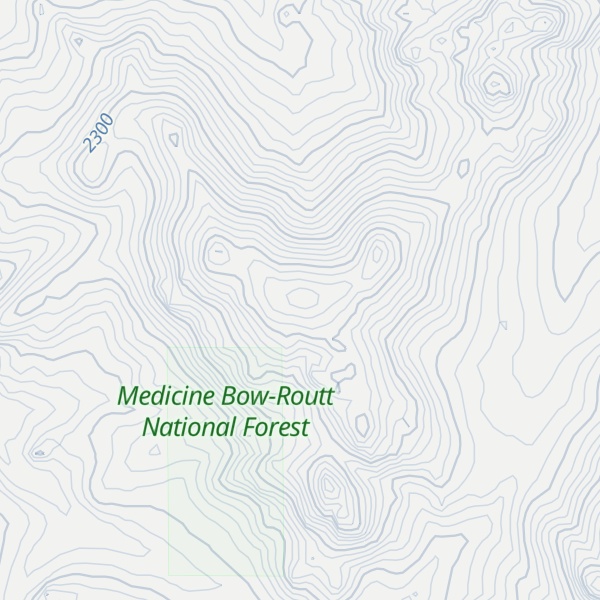 Map of Lookout Peak