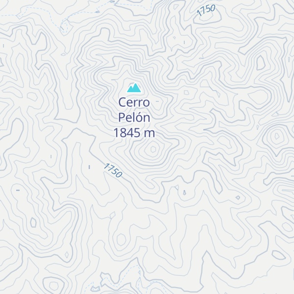 Map of Cerro San Pedro