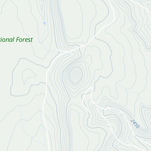 Map of Petaca Peak