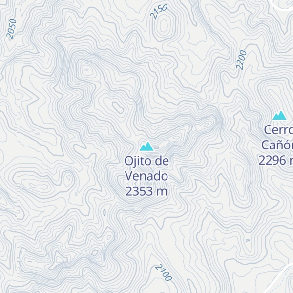 Map of Ojito de Venado