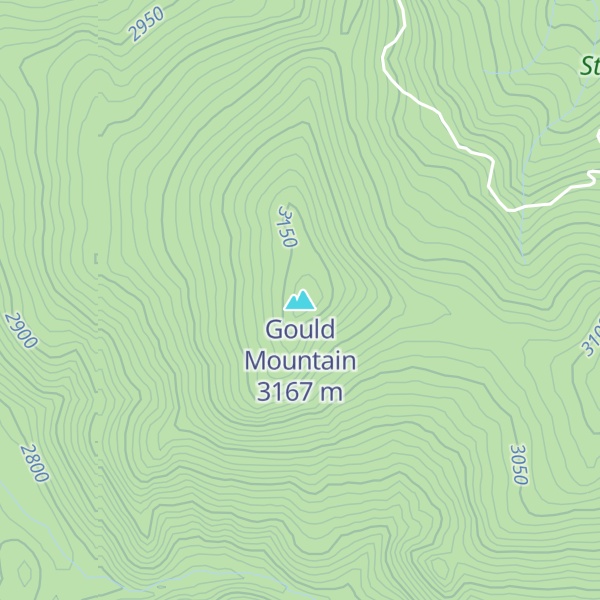 Map of Gould Mountain