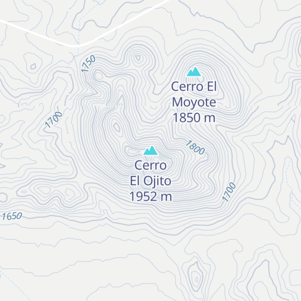 Map of Cerro El Ojito