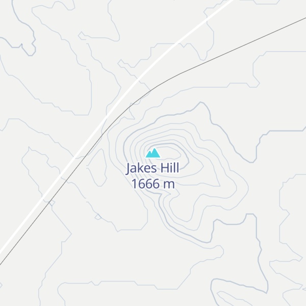 Map of Jakes Hill