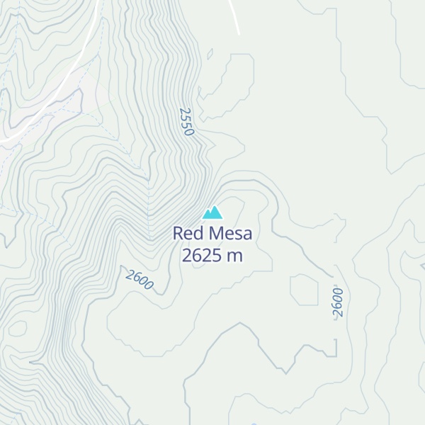Map of Red Mesa