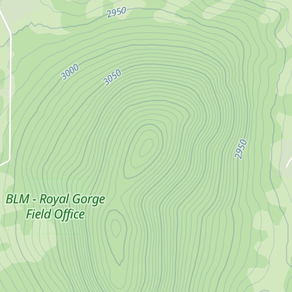 Map of Black Mountain