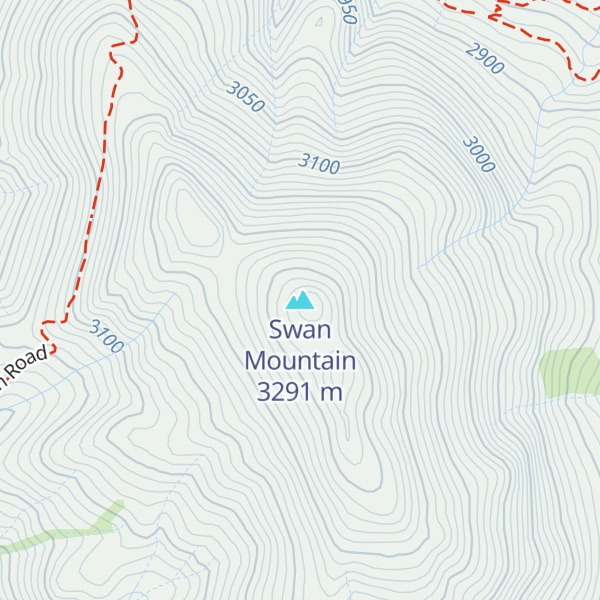 Map of Swan Mountain