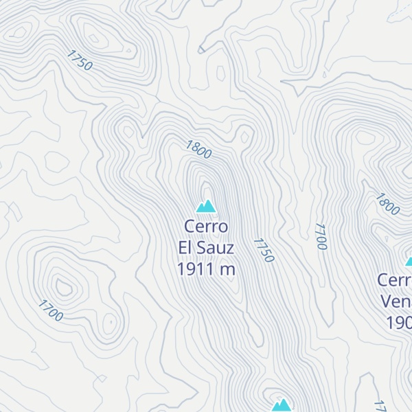 Map of Cerro El Sauz