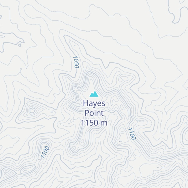 Map of Hayes Point