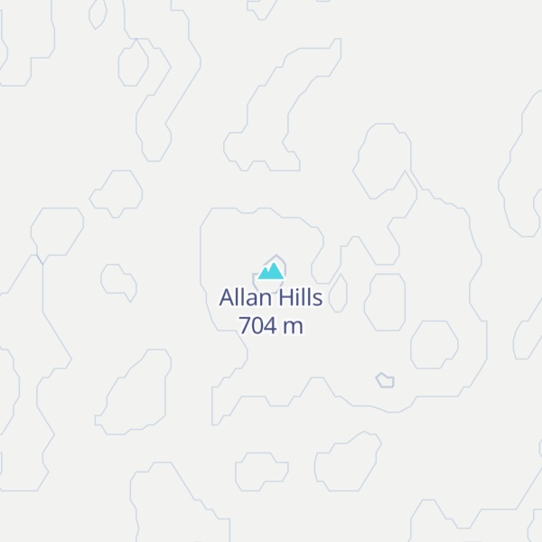 Map of Allan Hills