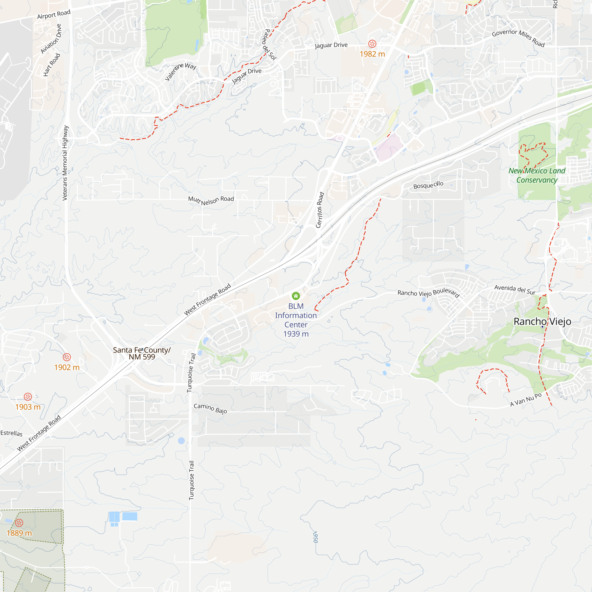 BLM Information Center map