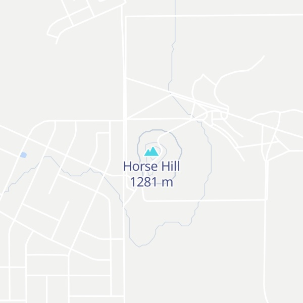 Map of Horse Hill