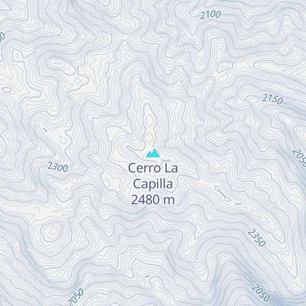 Map of Cerro La Capilla