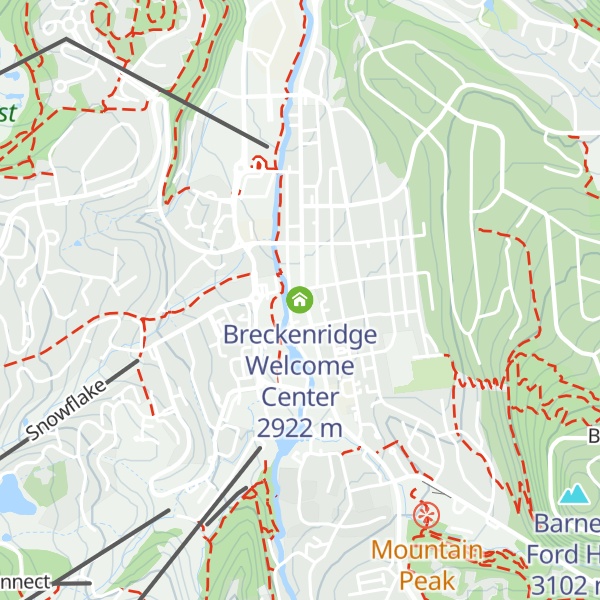 Map of Breckenridge Welcome Center