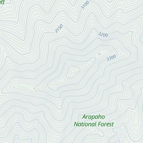 Map of Radial Mountain