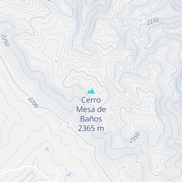 Map of Cerro Mesa de Baños