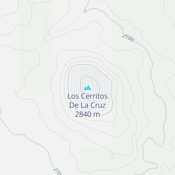 Map of Los Cerritos De La Cruz