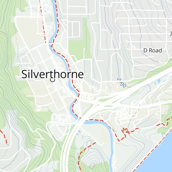 Map of Silverthorne Welcome Center