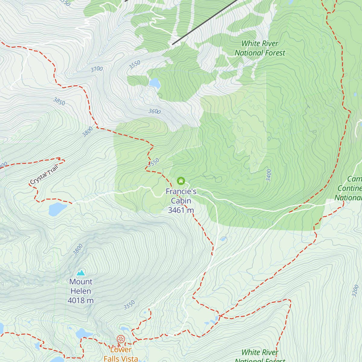 Francie's Cabin map