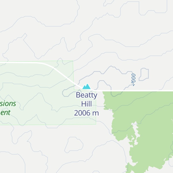 Map of Beatty Hill