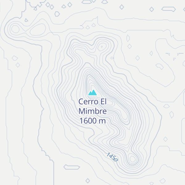 Map of Cerro El Mimbre