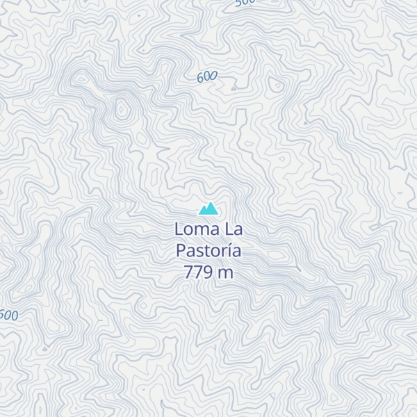 Map of Loma La Pastoría