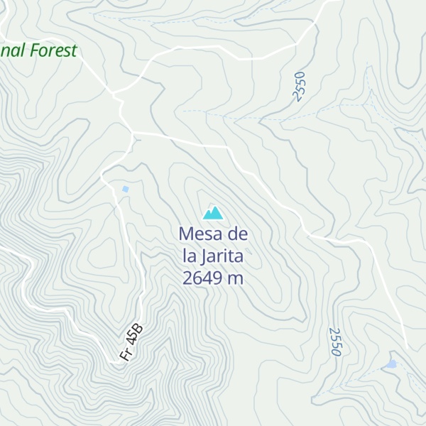 Map of Mesa de la Jarita