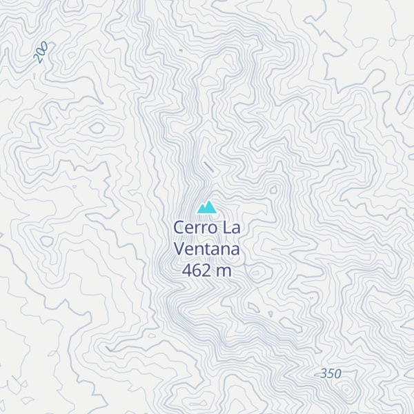 Map of Cerro La Ventana