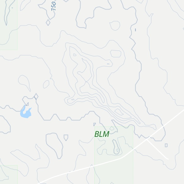 Map of Willis Buttes