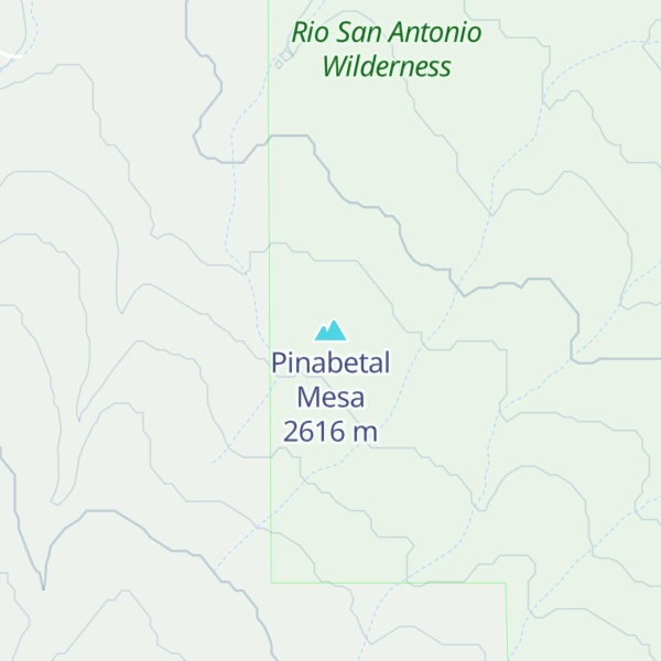 Map of Pinabetal Mesa