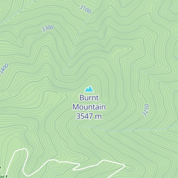 Map of Burnt Mountain