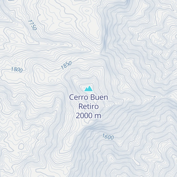 Map of Cerro Buen Retiro