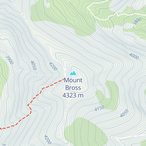Map of Mount Bross