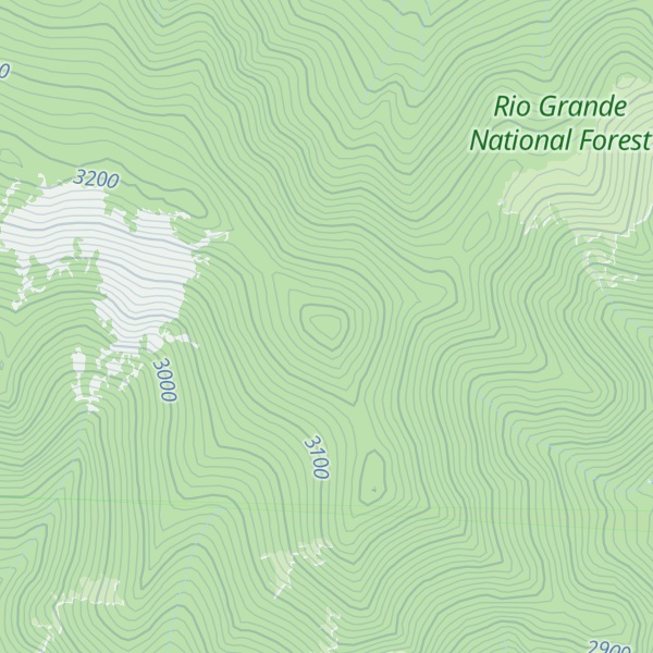 Map of Saguache Peak