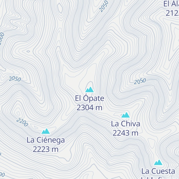 Map of El Ópate