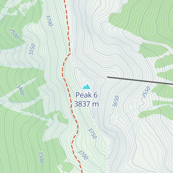 Map of Peak 6