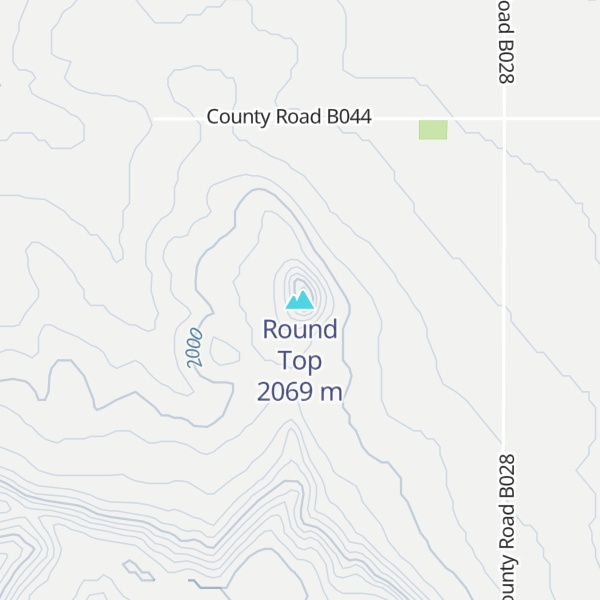 Map of Round Top