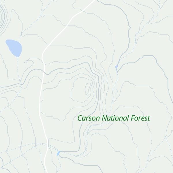 Map of Chino Peak