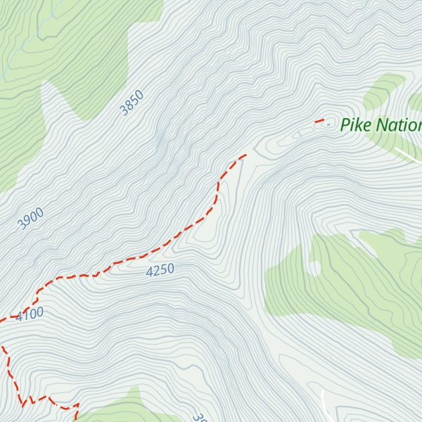 Map of Mount Cameron