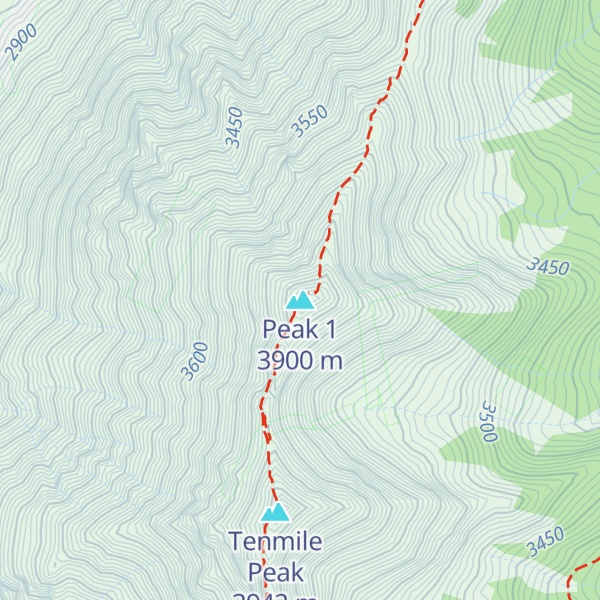 Map of Peak 1