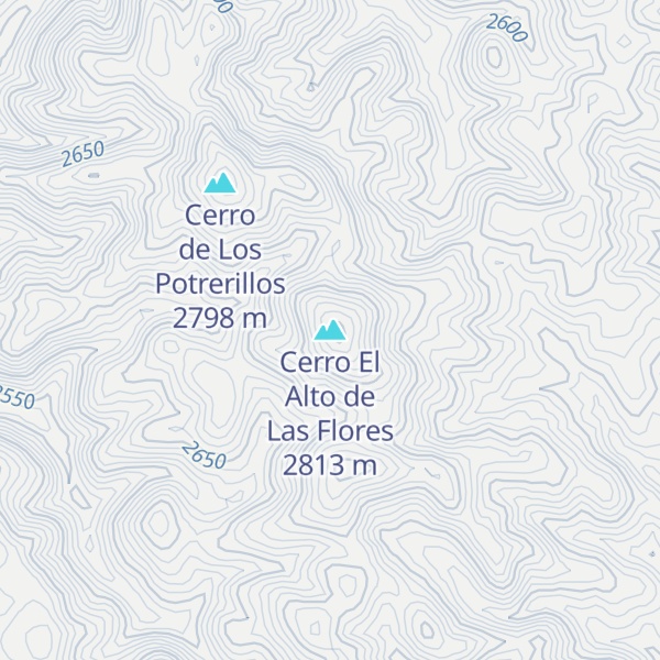 Map of Cerro El Alto de Las Flores