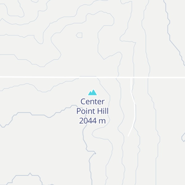 Map of Center Point Hill