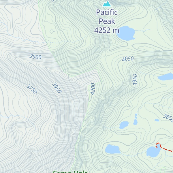 Map of Atlantic Peak
