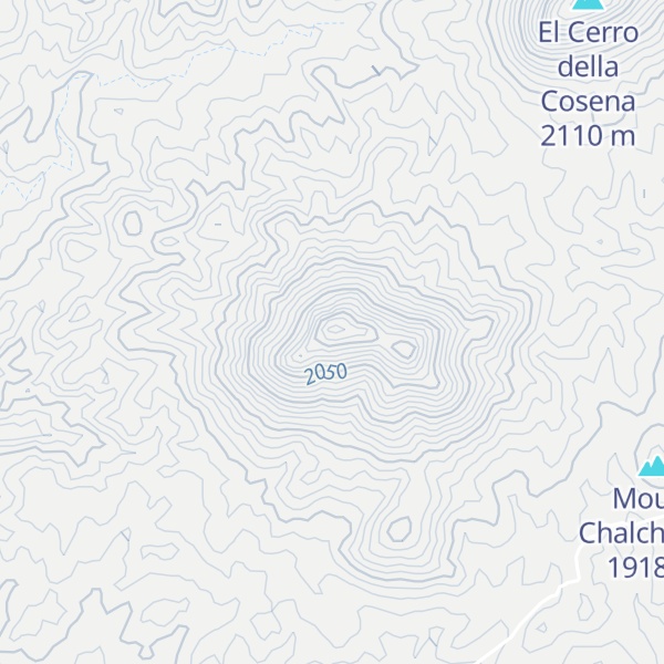 Map of Grand Central Mountain