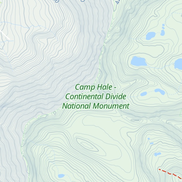 Map of Fletcher Mountain