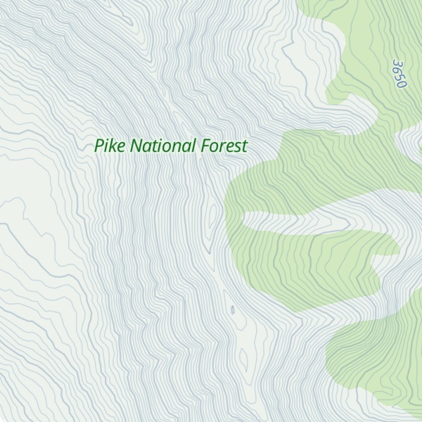 Map of Loveland Mountain