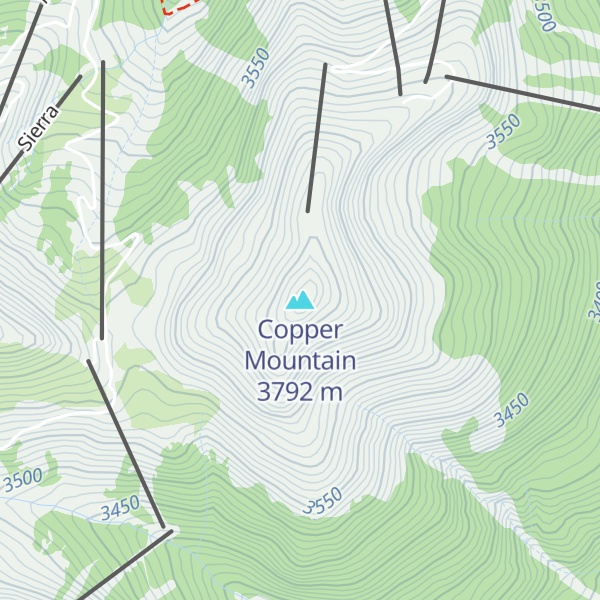 Map of Copper Mountain